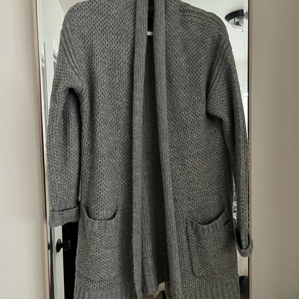 Abercrombie & Fitch Gray gray cardigan